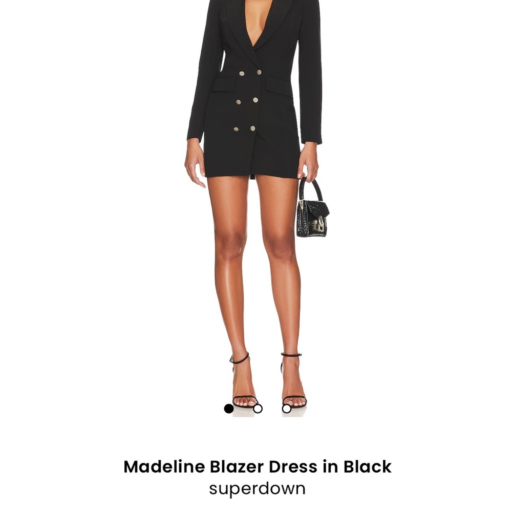 Revolve - Superdown Madeline Blazer Dress in Black